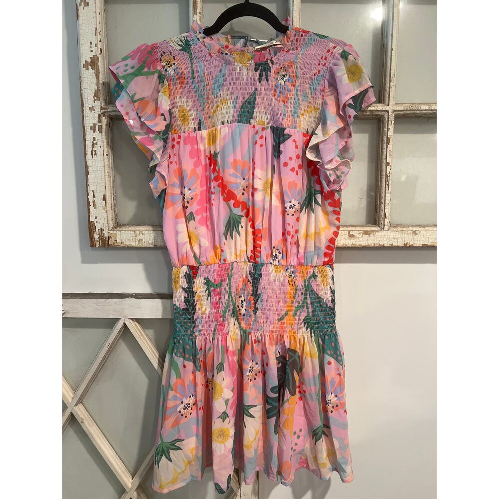 NWT Style U size large short floral print dress